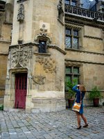 オレンジ色のバック